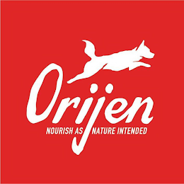 ORIJEN NOURISH AS NATURE INTENDED logo