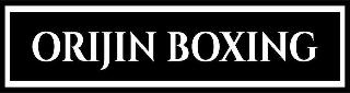 ORIJIN BOXING logo