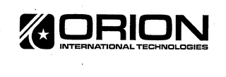 ORION INTERNATIONAL TECHNOLOGIES logo