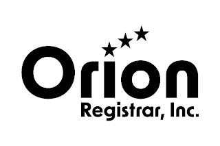 ORION REGISTRAR, INC. logo
