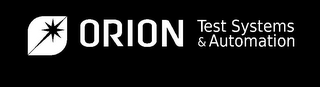 ORION TEST SYSTEMS & AUTOMATION logo