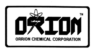 ORION TM ORRION CHEMICAL CORPORATION logo