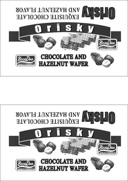 ORISKY CHOCOLATE AND HAZELNUT FLAVOR logo