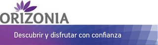 ORIZONIA DESCUBRIR Y DISFRUTAR CON CONFIANZA logo