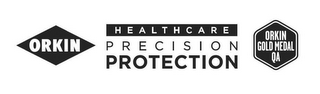 ORKIN HEALTHCARE PRECISION PROTECTION ORKIN GOLD MEDAL QA logo