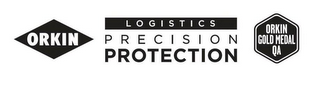 ORKIN LOGISTICS PRECISION PROTECTION ORKIN GOLD MEDAL QA logo