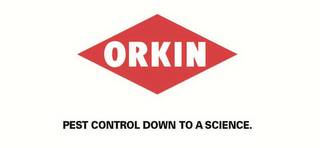 ORKIN PEST CONTROL DOWN TO A SCIENCE. logo