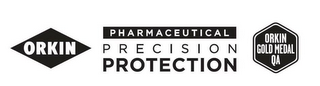 ORKIN PHARMACEUTICAL PRECISION PROTECTION ORKIN GOLD MEDAL QA logo