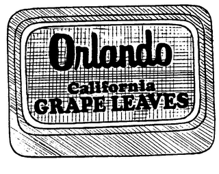 ORLANDO CALIFORNIA GRAPE LEAVES logo