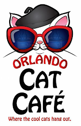 ORLANDO CAT CAFE WHERE THE COOL CATS HANG OUT. logo