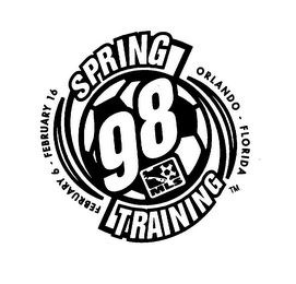 ORLANDO FLORIDA FEBRUARY 6-FEBRUARY 16 AND SPRING TRAINING 98 logo