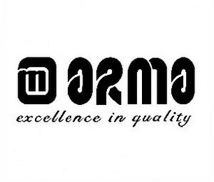 ORMO EXCELLENCE IN QUALITY logo