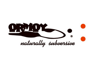 ORMOY NATURALLY SUBVERSIVE logo