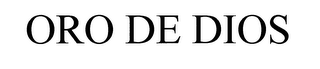 ORO DE DIOS