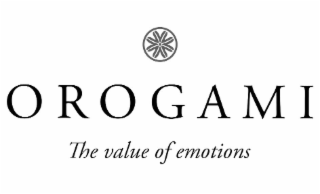 OROGAMI THE VALUE OF EMOTIONS logo