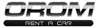 OROM RENT A CAR logo