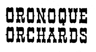 ORONOQUE ORCHARDS logo