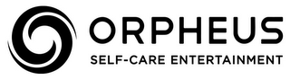 ORPHEUS SELF-CARE ENTERTAINMENT logo