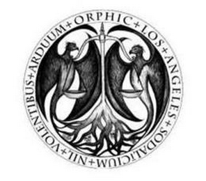 ORPHIC + LOS + ANGELES + SODALICIUM + NIL + VOLENTIBUS + ARDUUM logo