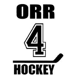 ORR 4 HOCKEY logo