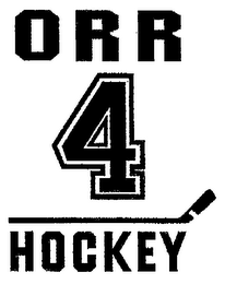 ORR 4 HOCKEY logo