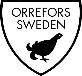 ORREFORS SWEDEN logo