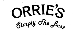 ORRIE'S SIMPLY THE BEST