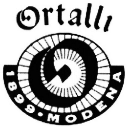 ORTALLI 1899 · MODENA logo