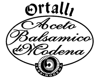 ORTALLI ACETO BALSAMICO DI MODENA 1899 MODENA logo