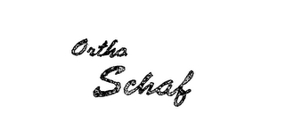 ORTHO SCHAF logo