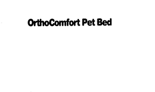 ORTHOCOMFORT PET BED logo