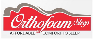 ORTHOFOAM SLEEP AFFORDABLE COMFORT TO SLEEP logo