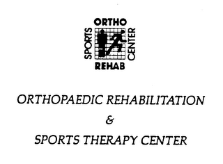 ORTHOPAEDIC REHABILITATION & SPORTS THERAPY CENTER ORTHO REHAB SPORTS CENTER logo