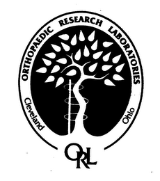 ORTHOPAEDIC RESEARCH LABORATORIES CLEVELAND OHIO ORL logo