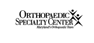 ORTHOPAEDIC SPECIALITY CENTER MARYLAND'S ORTHOPAEDIC TEAM logo