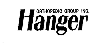 ORTHOPEDIC GROUP INC. HANGER logo