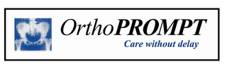 ORTHOPROMPT CARE WITHOUT DELAY logo