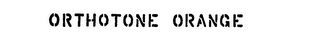 ORTHOTONE ORANGE logo