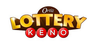 ORTIZ LOTTERY KENO logo