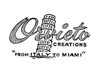 ORVIETO CREATIONS "FROM ITALY TO MIAMI" logo
