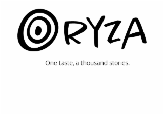 ORYZA ONE TASTE, A THOUSAND STORIES. logo