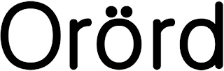 ORÖRD logo