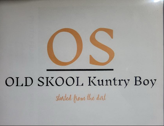 OS OLD SKOOL KUNTRY BOY STARTED FROM THE DIRT logo