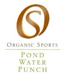 OS ORGANIC SPORTS POND WATER PUNCH logo