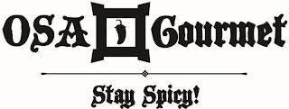 OSA GOURMET STAY SPICY! logo