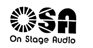 OSA ON STAGE AUDIO logo