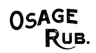 OSAGE RUB. logo