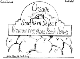 O·SAGE SOUTHERN SELECT PREMIUM FREESTONE PEACH HALVES logo