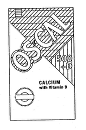 OSCAL 500+D CALCIUM WITH VITAMIN D logo