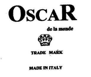 OSCAR DE LA MONDE TRADE MARK MADE IN ITALY logo